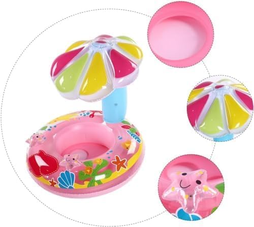 Suptikes Umbrella Sun Float Playset for Babies – Infant Swim Float with Mushroom Toy, Summer Pool Toy for Toddlers 2-8 Years, Multicolor 1