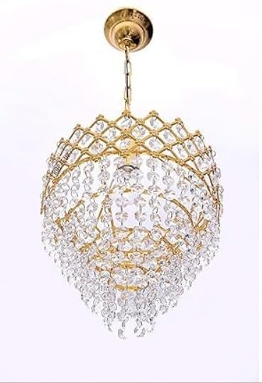 Image of Crystal 40 watt Decorative Pendant Crystal | Chandelier for Home| Chandelier for Restaurant | Jhoomar for Hotel | Light Fixture