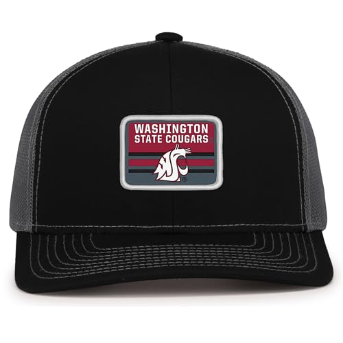 Pacific Headwear NCAA WSU Contrast Stitch Trucker Snapback OS Multi