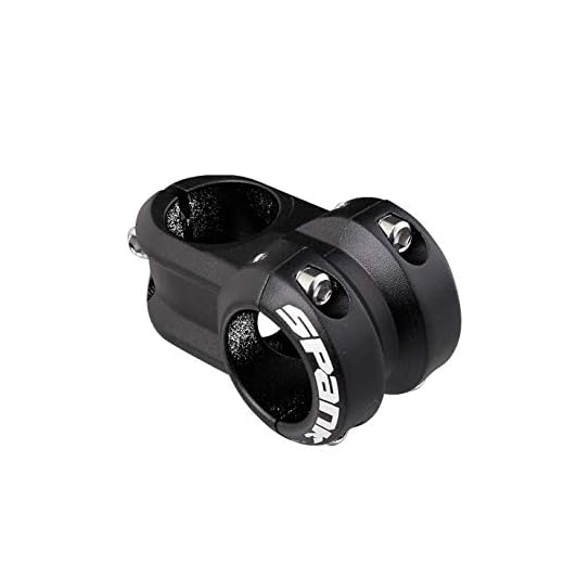 Spank Spoon 2 Freeride All-Mountain Enduro MTB Bicycle Stem (Black), Lightweight and Strong Alloy Stem for Mountain Bike, Mountain Bike Stem Short Handlebar, Stem for Most Bicycle, Cycling