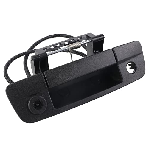 Image of DYRDINSHOW Tailgate Replace Rear View Camera Backup Tailgate Handle Camera Compatible with Dodge Ram 2009-2017,Tailgate Door Handle Replacement Camera(Color: Black)