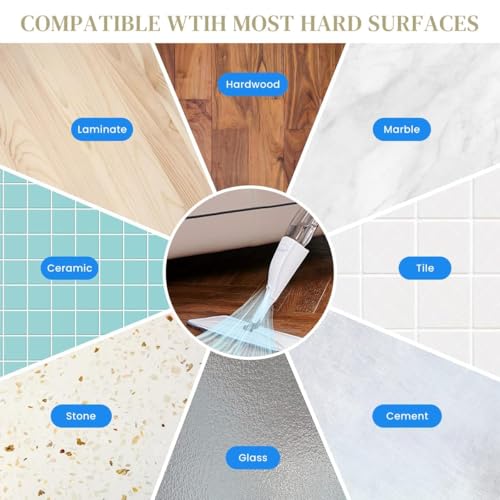Image of Spray Mop with Refillable Water Tank, 360 Rotating Flat Mop with Microfiber Pad for Tiles, Marble, Wooden Floor