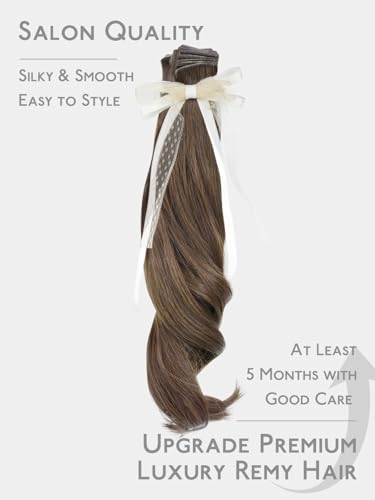 Image of WENNALIFE Genius Tape in Hair Extensions Human Hair, Invisible Tape in