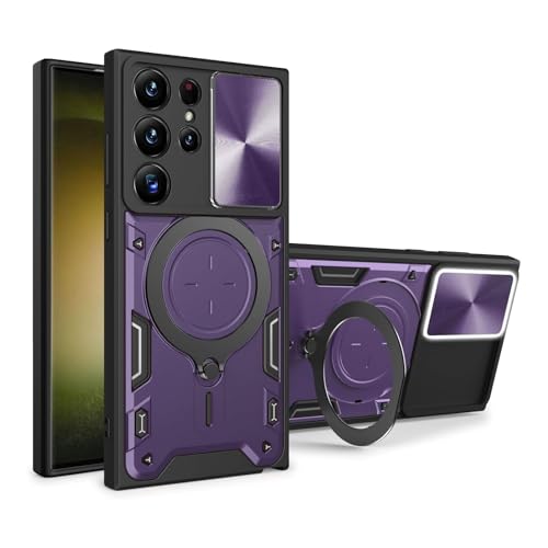 Coque iPhone 11 avec anneau support antichoc silicone rigide violet