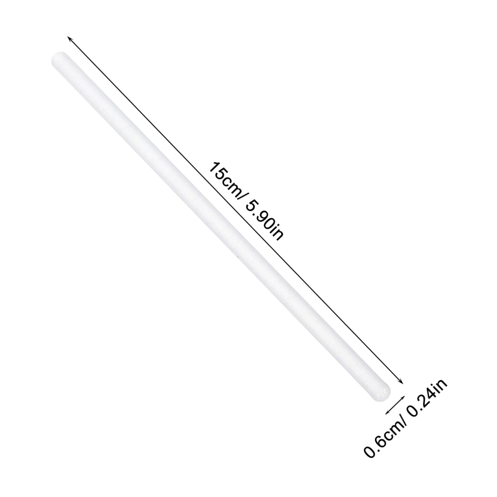 Cabilock 10pcs Lab Stirring Rods Glass Stir Sticks for Laboratory Supplies 150x6mm Safe Design Easy Cleaning Versatile for Science Kitchen