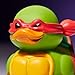 TUBBZ Mini: Teenage Mutant Ninja Turtles - Raphael Cosplaying Rubber Duck Vinyl Figure