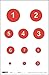 120-Pack Gun and Rifle Paper Targets for Shooting by EZ2C ~ Highly Visible and Bright Game Targets ~ for Shooting Range or Outdoor Use ~ Fun Shooting Games at The Range ~ 11