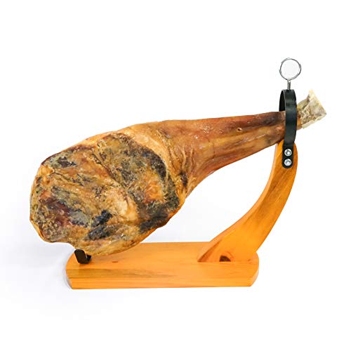 Fermin Iberico Shoulder (10-11 lbs) All natural, No Nitrites or Nitrites Added. Exclusive by Dao Gourmet Foods (Includes ham holder + Knife + Cover)
