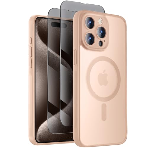 Image of Symcele Designed for iPhone 15 Pro Case, Light Brown