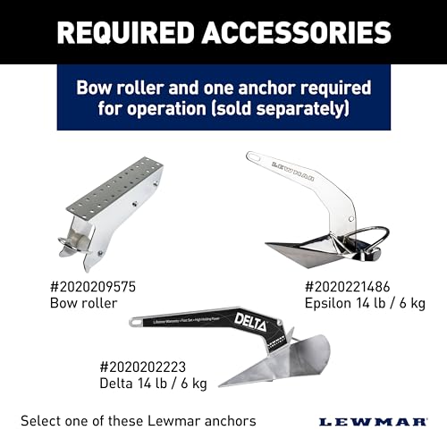 Winche eléctrico para pontón Lewmar Venta 220 lb miniatura 7