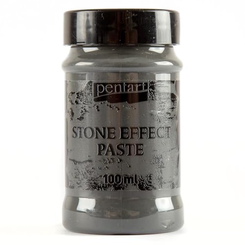 Pentart Pasta Efecto Piedra 100 ml de antaracita, 1, tamaño único