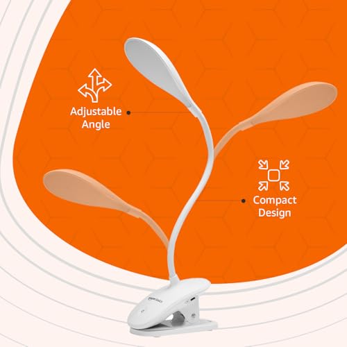 Image of Amazon Basics 3.7V 1200Mah Table Lamp | Touch Panel Control | Adjustable Angle | Ac /Dc Operate | Lithium Battery, Plastic, Led, White
