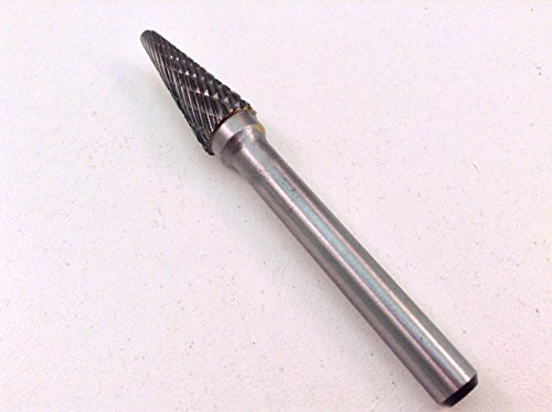 Fresa de carburo SL-3 forma cónica 3/8" diámetro miniatura 2