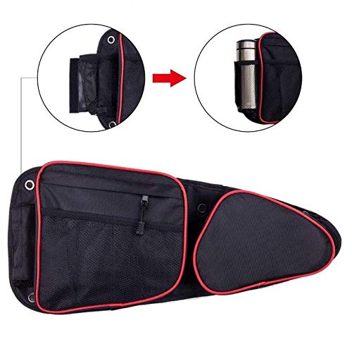 2 Sacs de Porte Latérale RZR UTV pour Porte Avant Sac de Rangement Porte Siège avec Protection des Genoux Sac de Rangement Antichoc pour 2014-2019 RZR XP4 1000, 2014-2018 XP1000, RZR Turbo (152