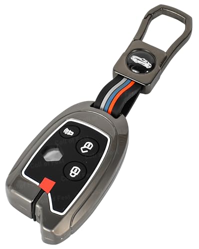 Image of Coll of Fest Premium Metal Silicon Key Cover Compatible with Maruti Suzuki Nippon 3 Button Smart Key Cover Metal & Silicon Protection Glow in the Dark