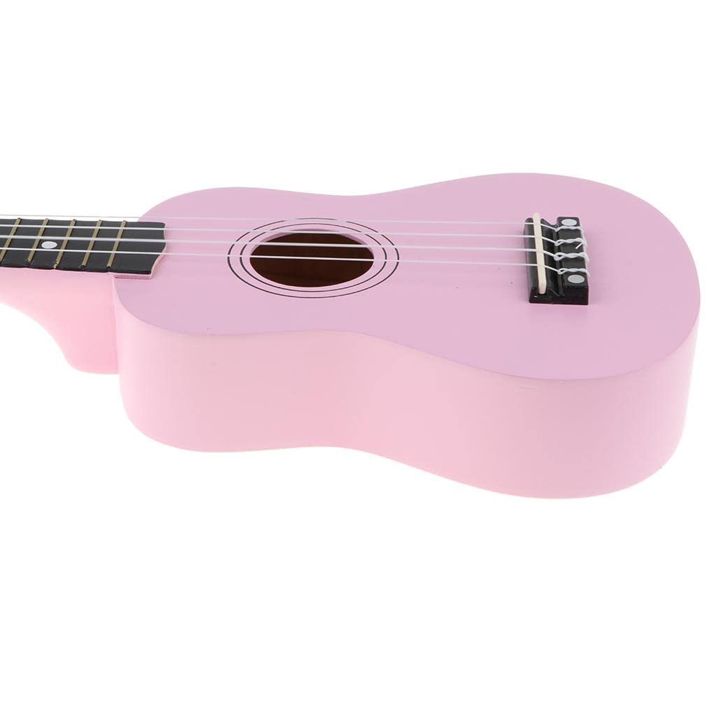 predolo Set di Ukulele per Principianti da 21 Pollici per Bambini con di Spartiti, Rosa-1