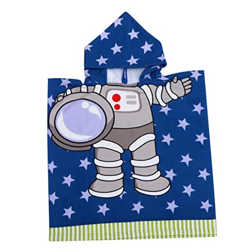 Homoyoyo Capa para Niños Capa De Toalla De Playa Toalla De Baño De Playa con Capucha para Niños Poncho De Baño Toalla Niños Toalla De Niña Alberca Bebé Poliéster (poliéster) Chico