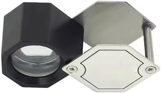 20X Folding Magnifier High-Definition Jewelry Antique Jade Appraisal Collection Magnifying Glass