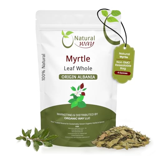 Natural Way Dried Myrtle Leaf Whole (Myrtus communis) - European ...