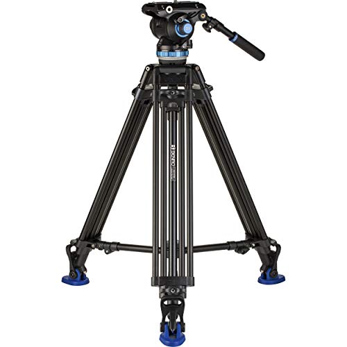 Benro A673TM Trépied vidéo Double étape en Aluminium Tête S8PRO Bol 75 mm Sections 3 Pieds Levier de Verrouillage