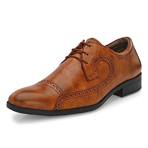 Image of Centrino Formal Shoe for Men | Soft Cushioned Insole for All-Day Comfort | Premium Craftsmanship & Durable Build |Stylish & Elegant Design | Perfect for Office, Business Casual & Formal Attire (6425)