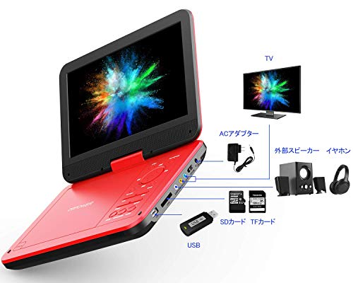 DBPOWER ポータブルDVDプレーヤー MK101 の商品画像 6