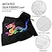 XUTSAKDCJ Fashion Lightweight Cool Fire Rainbow Dragon Headband for Bag Decoration, Comfortable Hair Bandana, Square Head Scarf Easy to Clean