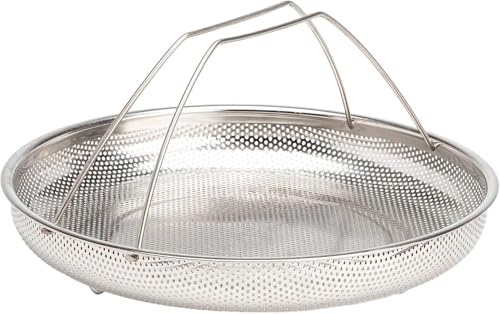 Image of All In One Stainless Steel Steamer Basket for Steaming Vegetables, Full Handle for Easy Use idli maker steel steamer momos maker idli maker (Pack of 1)