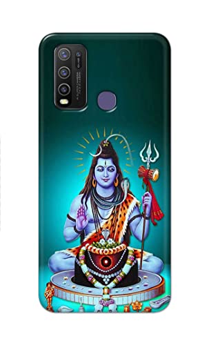 Image of Printed Hard Back Cover Case for Vivo Y50 Back Cover (Lord Shiva) -1803