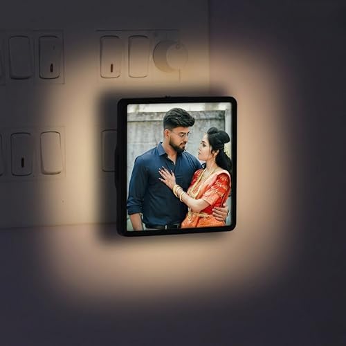 Image of Personalised Photo Plug Lamp, Custom Picture Night Light, Unique Gift for Home Decor