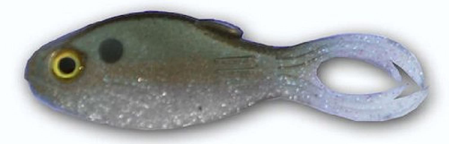 Big Bite Baits 3.5-Inch Warmouth Lures-Pack of 4 (Shad)