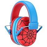 ProCase Kids Noise Cancelling Headphones, Kids Ear Protection Noise Canceling Earmuffs, Hearing Protection Noise Reduction for Autism Toddler Children for Autism Toddler Children -Red&Blue