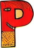 Lieferumfang 1x Buchstabe P Janosch Holzbuchstabe P farblich sortiert