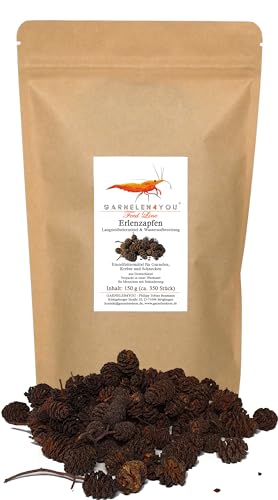 GARNELEN4YOU® Erlenzapfen – natürliche Wasseraufbereitung &...