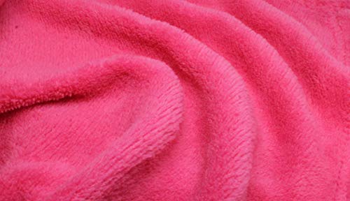 Fohog Collection Fleece Blanket Hot Pink Red Small Plush Throw Blankets For Couch Flannel Soft Lightweight Microfiber Travel 50" X 60" (Hot Pink) #TOP6