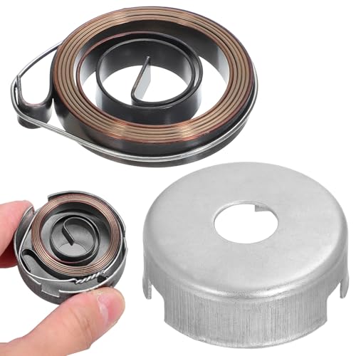 ifundom Kit de Resorte Espiral para Taladro de Columna, Bobina de Muelle de Alta Resistencia para Uso en Máquinas Perforadoras y Taladros de Banco