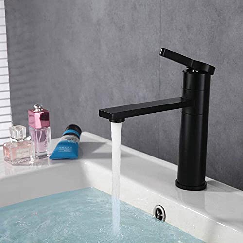 Mélangeur de lavabo rotatif en laiton doré pour optimiser l'espace vasque
