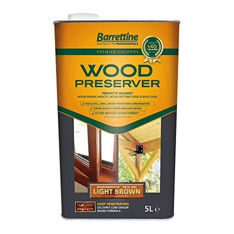 Barrettine Premier Wood Preserver Light Brown Cover
