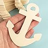 Pack of 24 Unfinished Wood Anchor Cutouts by Factory Direct Craft - Blank Wooden Nautical Anchor Shapes for DIY Projects for Birthday Party Arts and Crafts Camp and Group Activities (Size: 4-1/2" L) #4