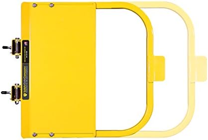 Self-Closing Yellow Safety Gate for Flat Bar or Wall Mount 19-25" • 100% USA Made