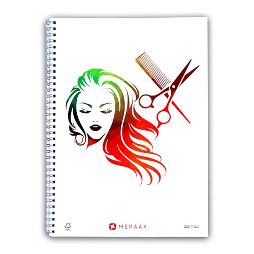 MERAAK Terminkalender für Friseure Perpetua – Rezeptionsplaner für Friseure mit