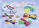 4in1 Handarbeits-Bastelset - Creativity Multi Bastel Studio zum Weben, Sticken, Häkeln oder Flechten mit bunter Wolle, verschiedenen Perlen und extra Stickerbogen