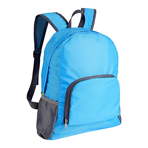 Generisch Ocio Mochila ligera impermeable plegable al aire libre de gran capacidad Mochilas Niños, azul, Talla única