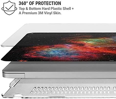 Skinit Case + Skin Compatible with MacBook Air 13in (2020) - Officially Licensed StockTrek Galaxy Art IC 1848 The Soul Nebula Design