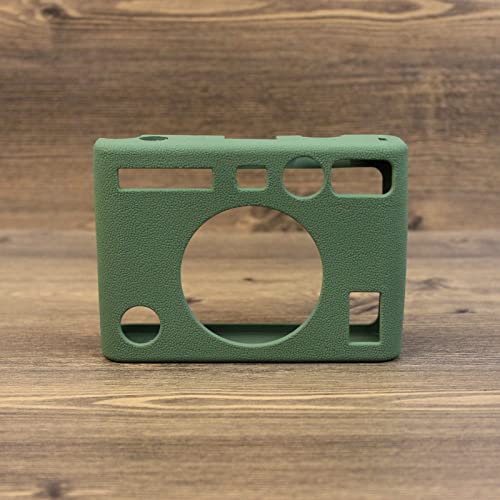 Rieibi Camera Case For Instax Mini Evo - Silicone Protective Case For Fuji Instax Mini Evo Instant Camera - Soft Rubber Lightweight Case For Fujifilm Instax Mini Evo - Green #TOP3