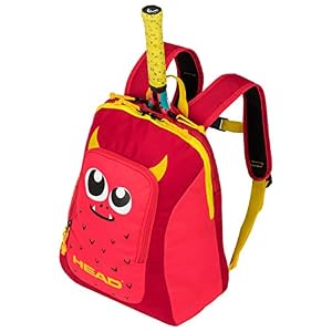 HEAD Unisex-Youth Kids Rugzak Tennis Bag, Rood/Geel, One Size
