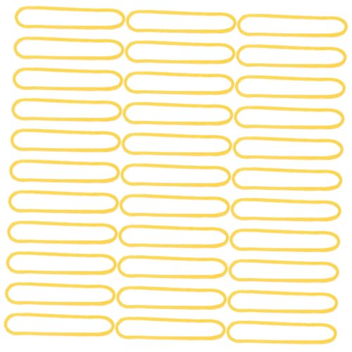 CAXUSD 2 Paquetes banda elástica bandas elásticas banda de goma grande teñido anudado bandas de goma gruesas de alta resistencia rubber bands black largas bandas de goma caucho Yellow