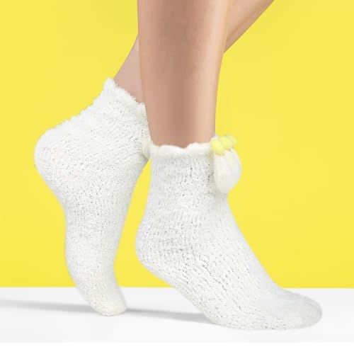Image of Benefeet Sox Womens Fuzzy Socks Girls Cute Slipper Sock Funny Fluffy Winter Warm Soft Cozy Plush Indoor Sleep Sock