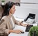 Yealink UH34 USB Headset with Microphone for PC Laptop,Wired Headset with Noise-Cancelling Microphone,Teams Certified, in-Line Controls for Home Office Online Class Skype Zoom Meetings