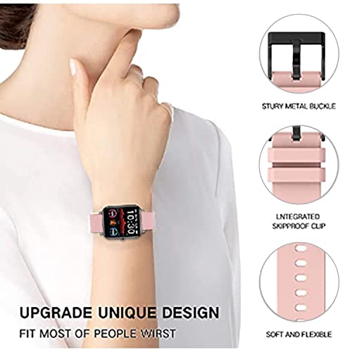 Image of Valente Premium Silicone Buckle 22 mm Watch Strap Compatible with Noise Colorfit Pro 3,Assist,Colorfit Ultra,Oneplus Watch, Fossil Gen 5E, Gen 5(44mm),Realme Watch 2 Pro
